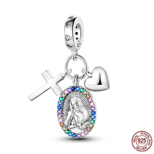 925 Sterling Silver Chameleon Luminous Firefly Butterfly Charms Beads