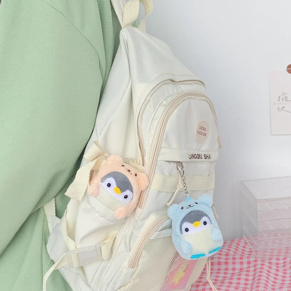 Cute Penguin Doll Key Chain Girl Cartoon Car Creative Plush Key Chain