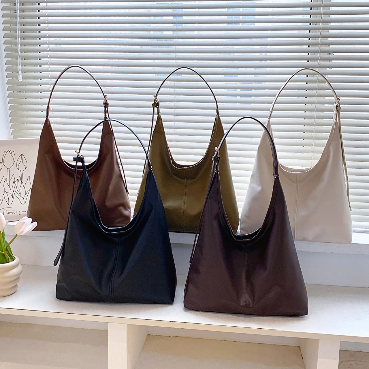 New Tote bag hand bill of lading shoulder women's bag retro simple