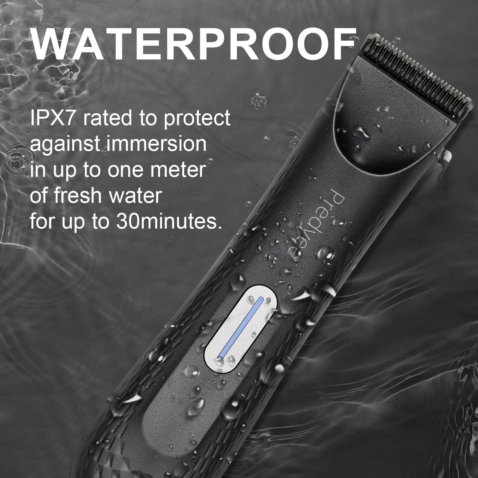Electric Trimmer for Men's Groin Hair: Versatile Body Groomer and