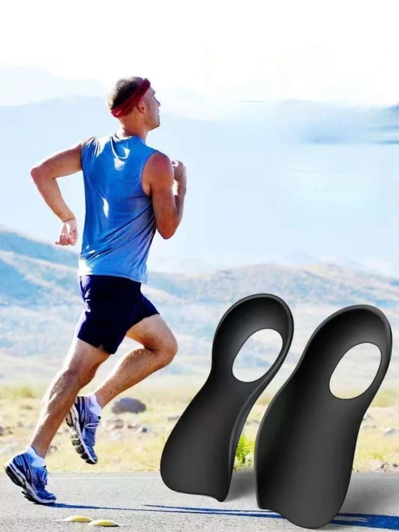 1 Pair Orthotic Insoles For Flat Feet O-Shaped Legs And Plantar
