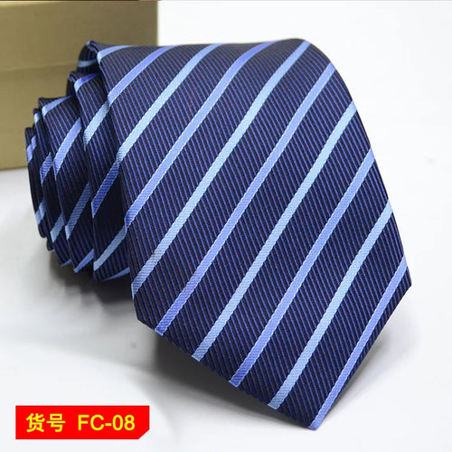 67 Styles Men's Ties Solid Color Stripe Flower Floral 7-8cm Jacquard