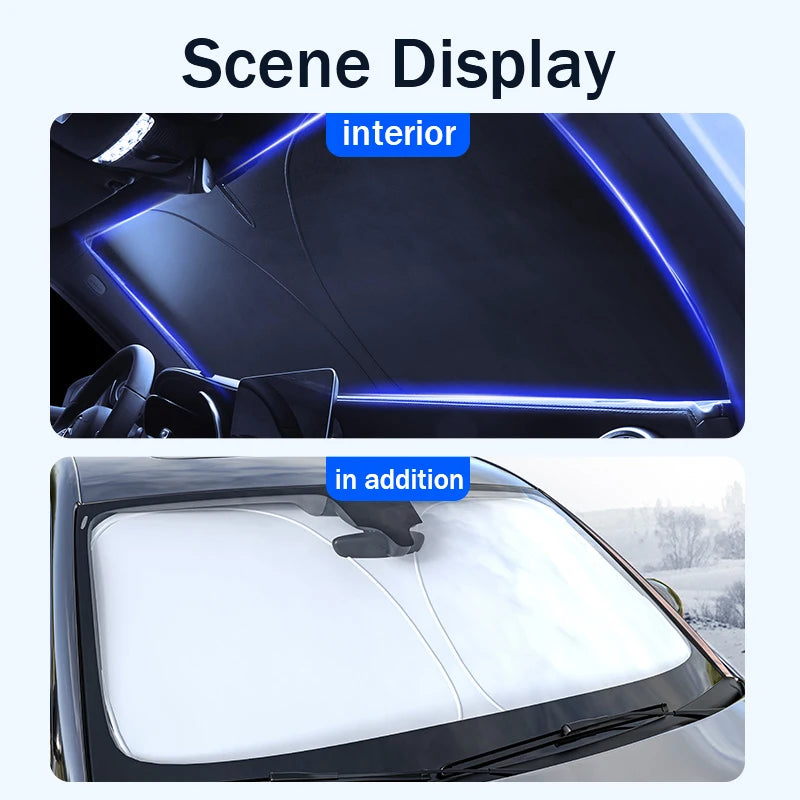 Car Sunshade UV reflection Windshield Umbrella Front Sun Shade Parasol