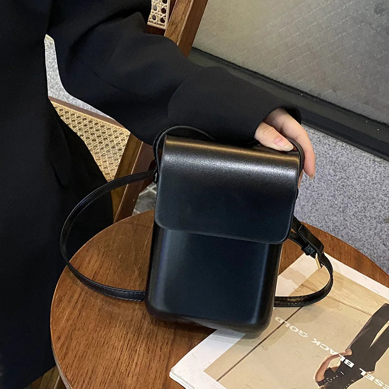 New Women Handbags Pu Leather Phone Purse Fashion Female Messenger Bag