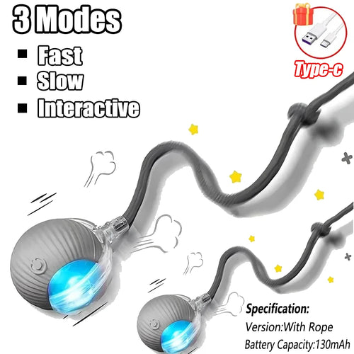 Cat Interactive Ball Training Self-moving Kitten Electric Cat Ball