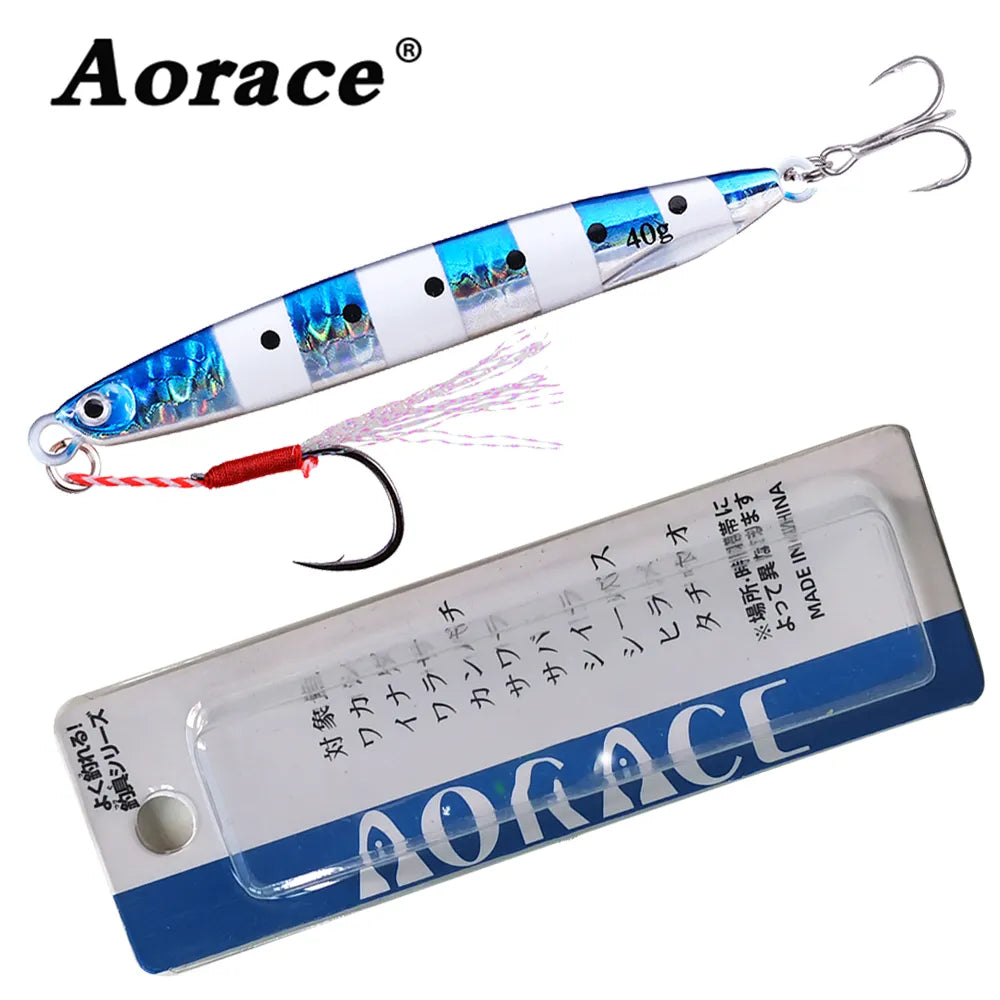 Aorace 1PCS Super Sinking Metal Casting Jig 10G 21G 40G Shore Drag