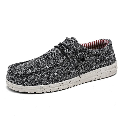 Men Casual Shoes Slip on Canvas Loafers Comfortable Walking Flats for