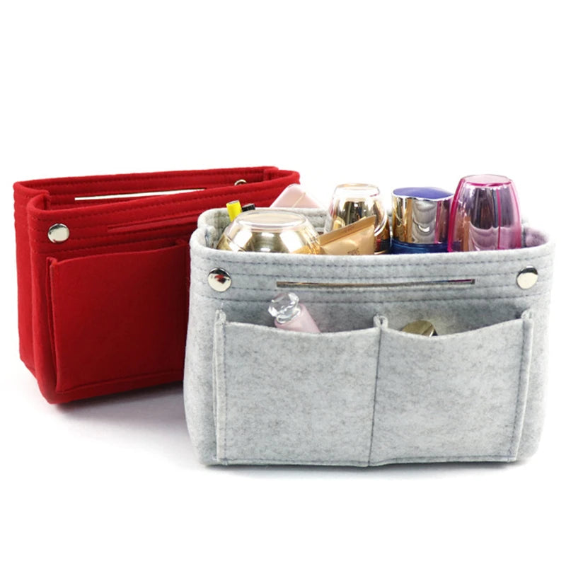 Multifunction Insert Makeup Bag Women Travel Inner Purse Cosmetic Bags