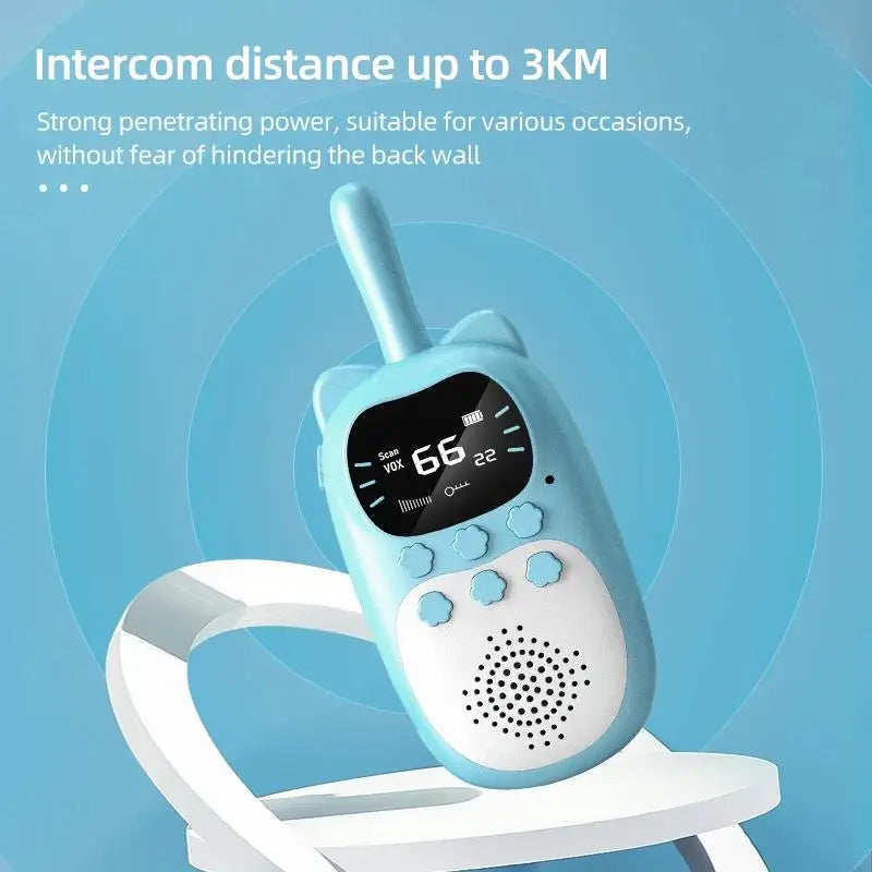 New Walkie Talkie 2pcs Kids Long Distance Electronic Toys Children