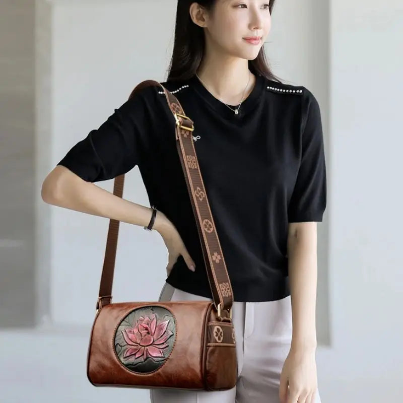 Casual Women Handbag Soft Leather Shoulder Crossbody Bags for Women