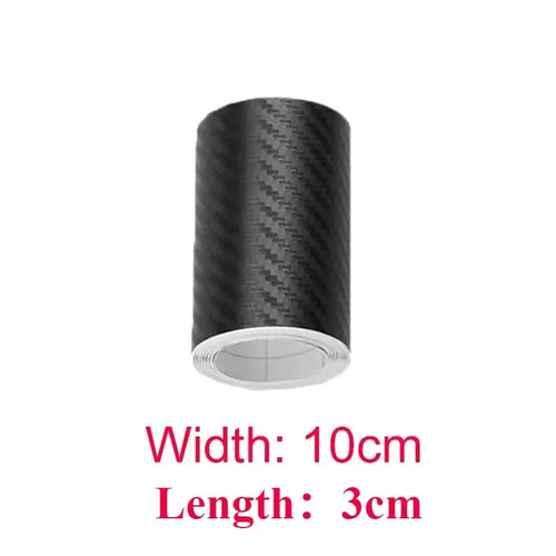 3D Carbon Fiber Car Sticker Paste Protector Strip DIY Automotive