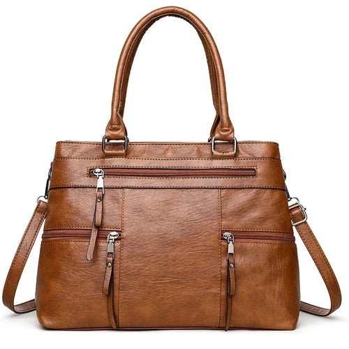 Elegant Handbag For Women High Quality Leather Top-Handle Bags Purse