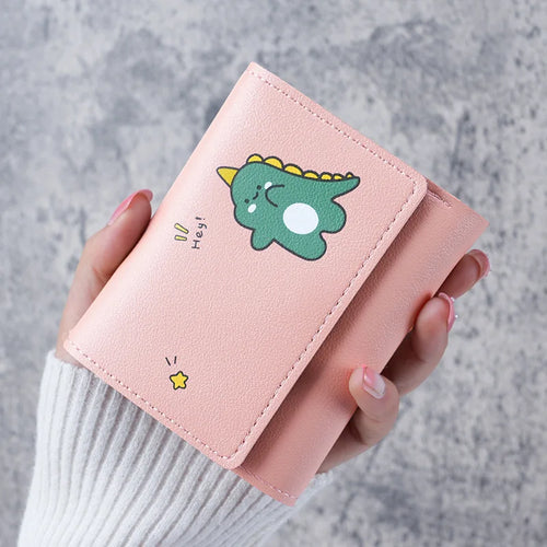 2024 Women Short Cute Small Wallet with Hasp ID Bank Card Holder for