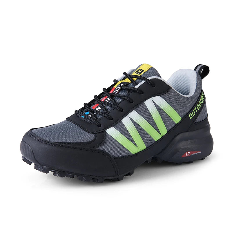 Men‘s Waterproof Hiking Shoes Outdoor Trainers Lace-up Climbing Shoes