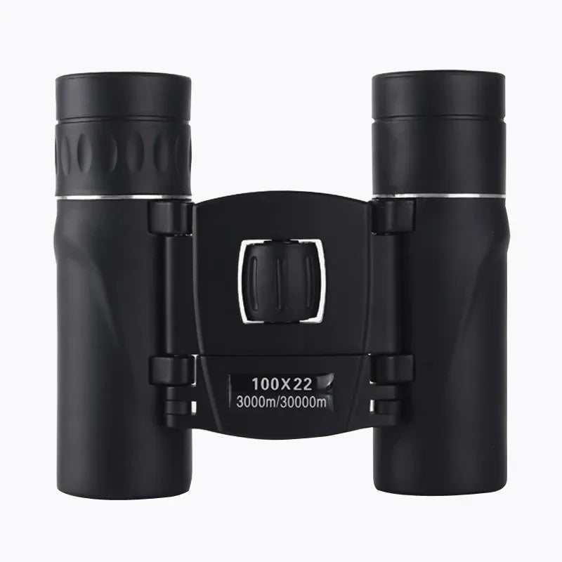 100x22 Mini Portable Hd Binoculars 30000m Long Range Folding Bak4 Fmc