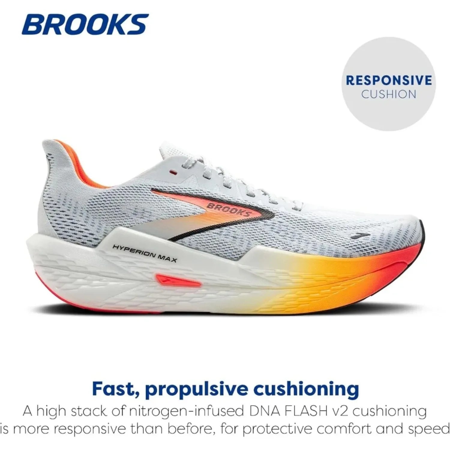 Brooks Hyperion Max 2 Men’s Casual Sneakers Neutral Running Shoe