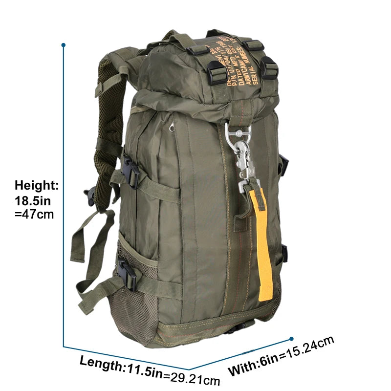 LQARMY 30L Travel Backpack Men Women Hiking Computer Laptop Backpacks