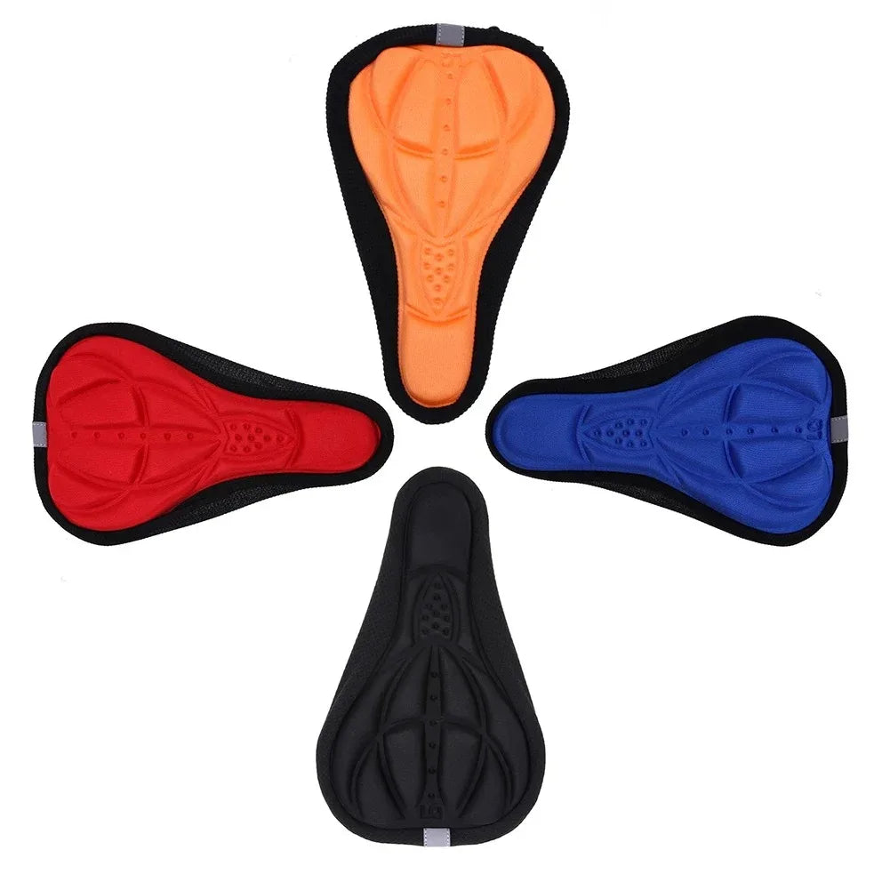 2025 Bicycle Saddle 3D Soft Cycling Seat Cover MTB Mountain Bike