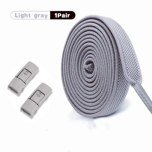 Elastic Laces Sneakers Tennis No Tie Shoe laces Lock Shoelaces without