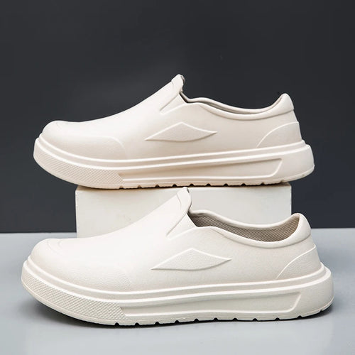 Men's Chef Shoes Anti Slip Oil Resistant Dirt Resistant Work Shoes
