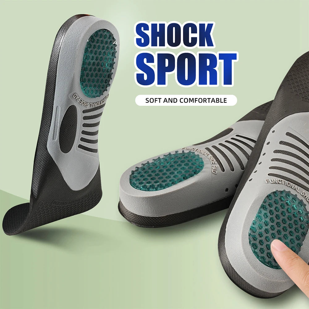 1 Pair Plantar Fasciitis Orthotic Shoe Inserts Arch Support Gel
