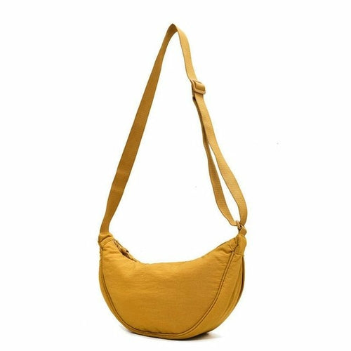 Simple Design Women's Messenger Bag Fashion Ladies Nylon Hobos Small