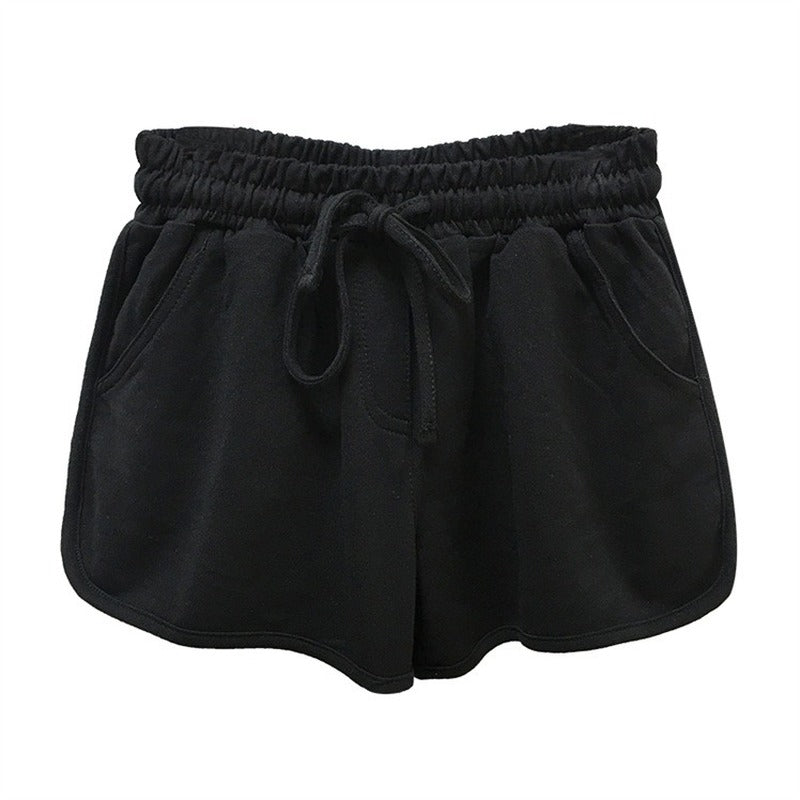 Summer Loose Shorts Women Fashion Casual Fitness Shorts Ladies Grey
