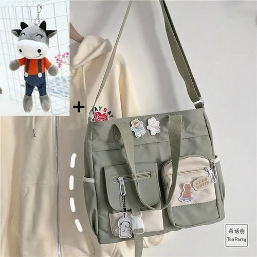 Waterproof Canvas Women Handbags Shoulder Bags Nylon Ladies Tote