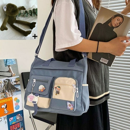 Waterproof Canvas Women Handbags Shoulder Bags Nylon Ladies Tote
