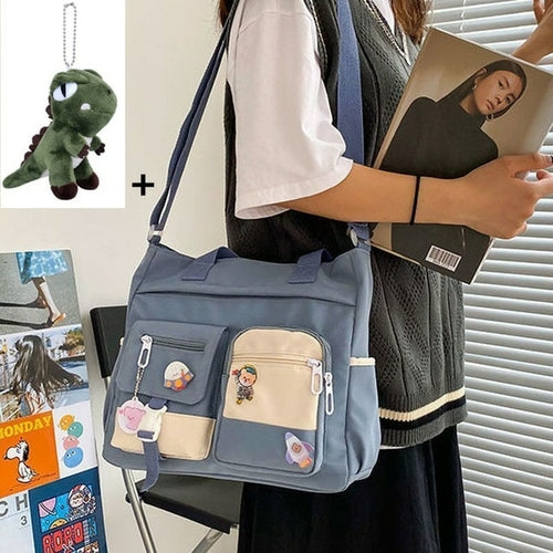 Waterproof Canvas Women Handbags Shoulder Bags Nylon Ladies Tote