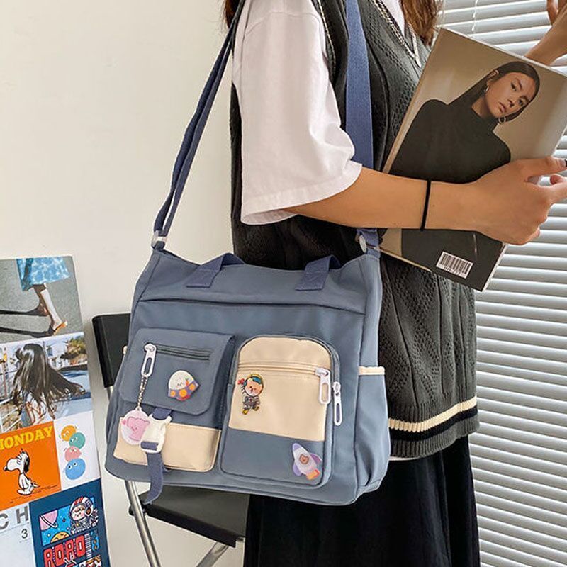 Waterproof Canvas Women Handbags Shoulder Bags Nylon Ladies Tote