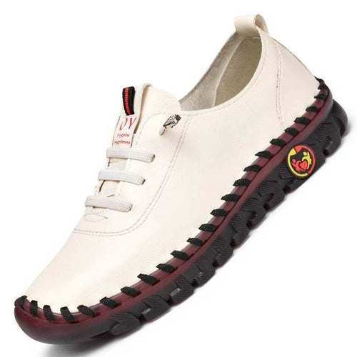 Women Vulcanized Shoes Pu Leather Casual Shoes Soft Comfortable Flat