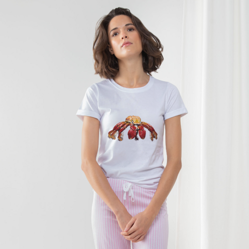 Red Crab Women's Long Pant Pyjama Set