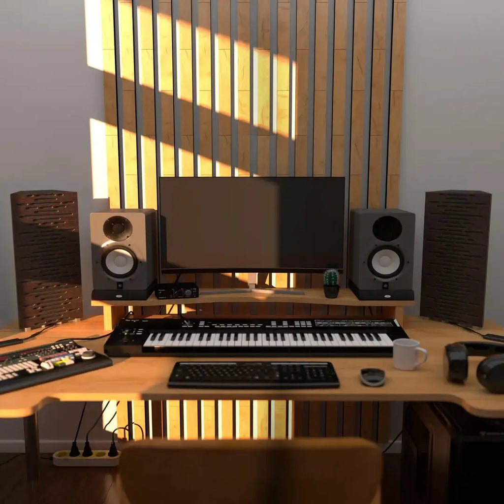 2-Pack WAVE-mini Bass Trap & RGB Lamp for Podcasts