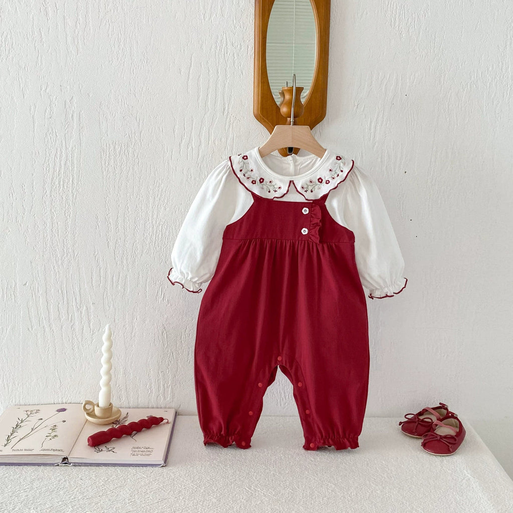 Autumn Arrival Baby Girls Long Sleeves Rabbit Cartoon Pattern Collar