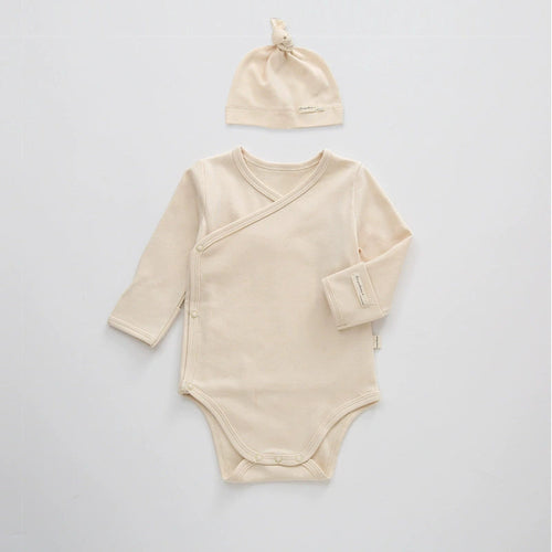 Autumn Arrival Baby Unisex Long Sleeves Cute Solid Color V Neck