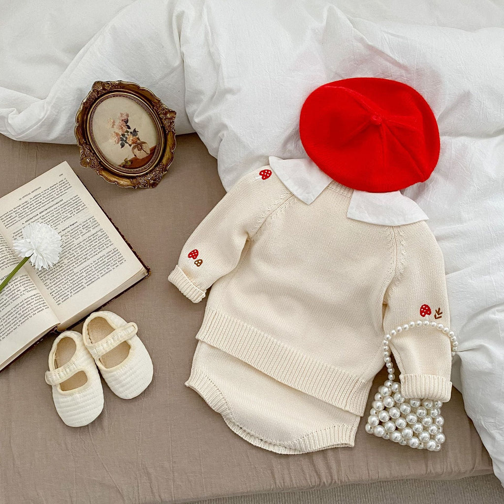 Baby Girl Embroidered Pattern Cardigan