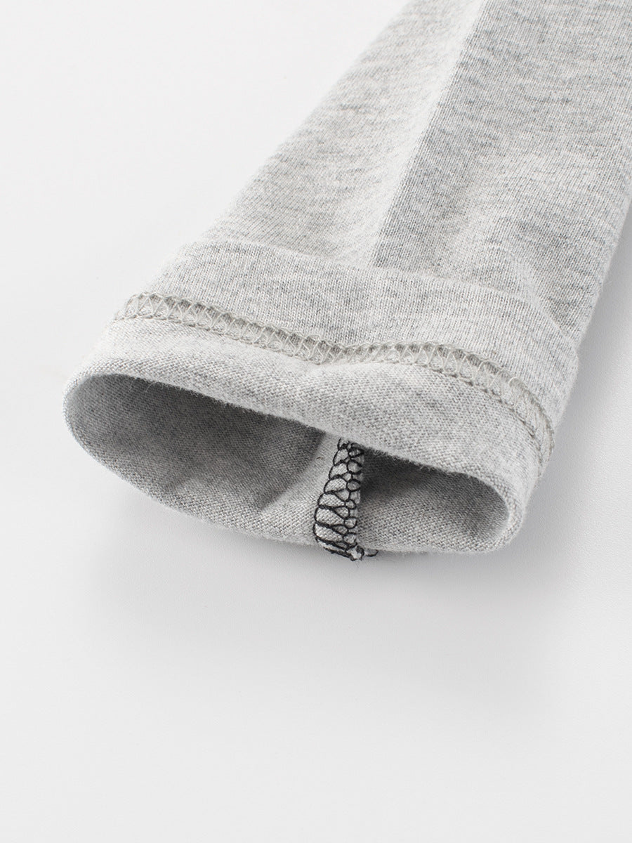 Autumn Baby Kids Boys Letters Print Long Sleeves Crew Neck Color