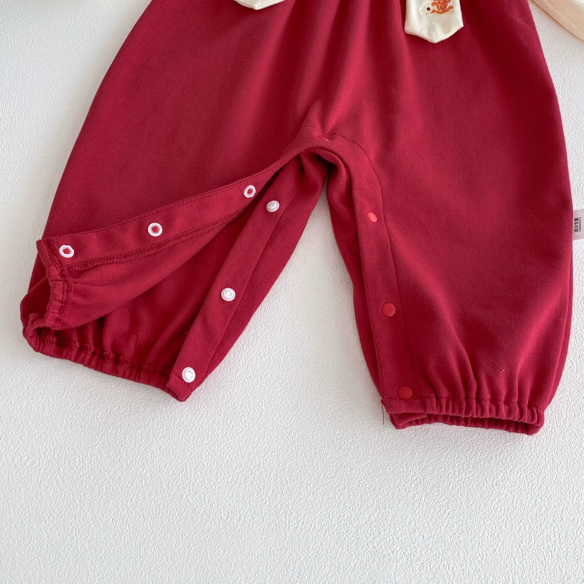 Autumn Arrival Baby Girls Long Sleeves Cartoon and Letters Embroidered