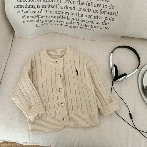 Autumn Arrival Baby Kids Unisex Comfortable Jacquard Pattern Knitted