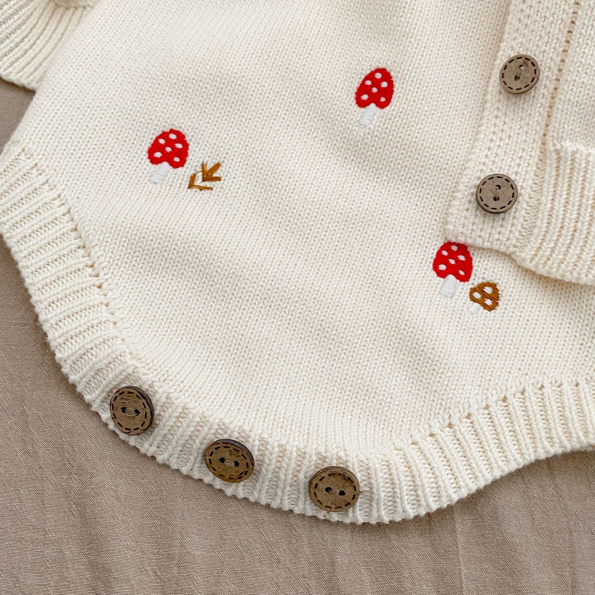 Baby Girl Embroidered Pattern Cardigan
